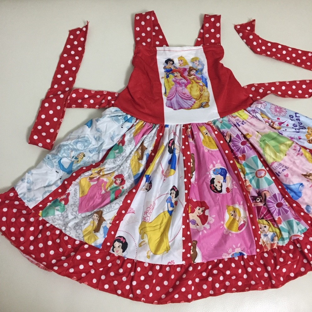 Princess cute twirl dress Ariel Belle Aurora - Picture 4 of 8